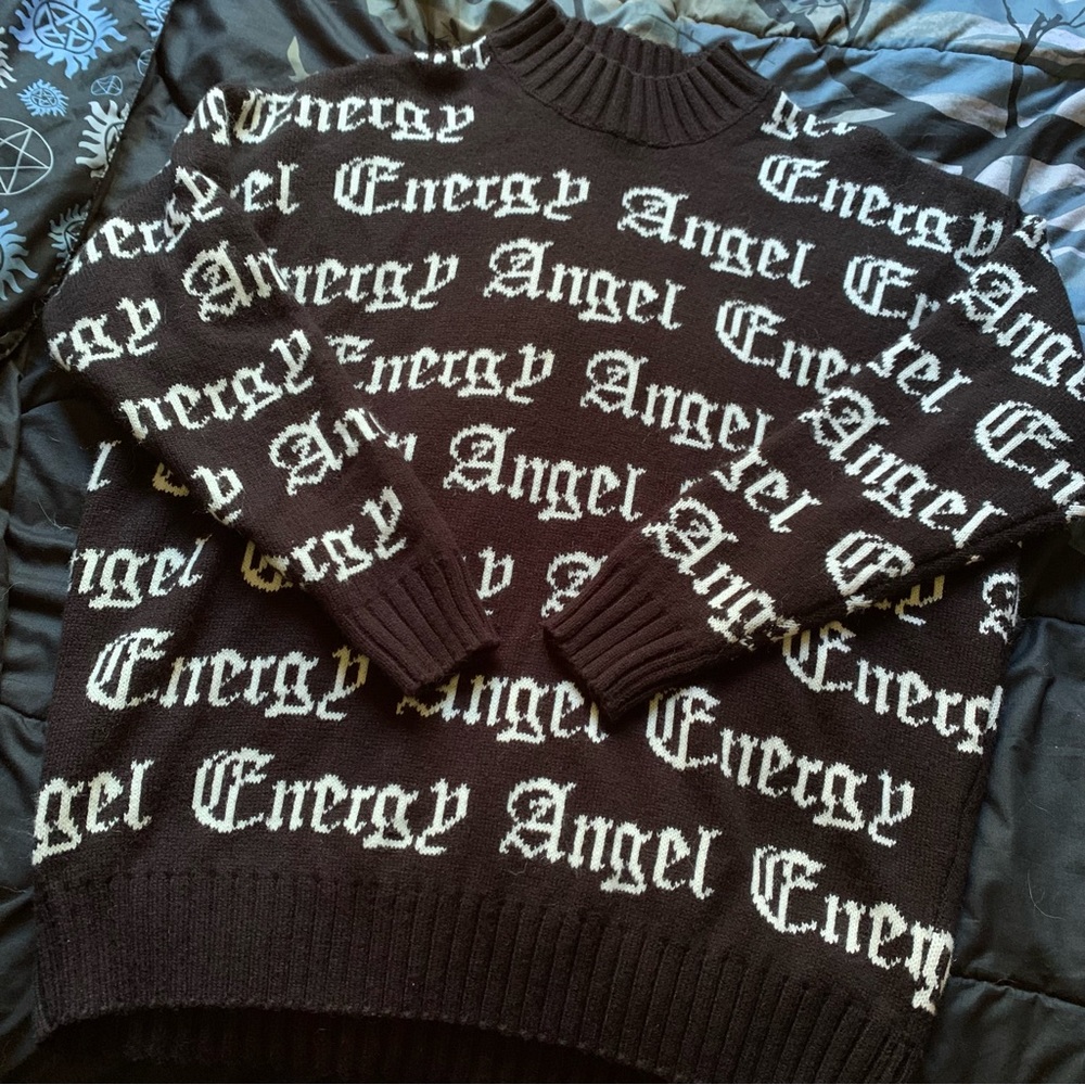 Angel Energy Mock Turtleneck Sweater